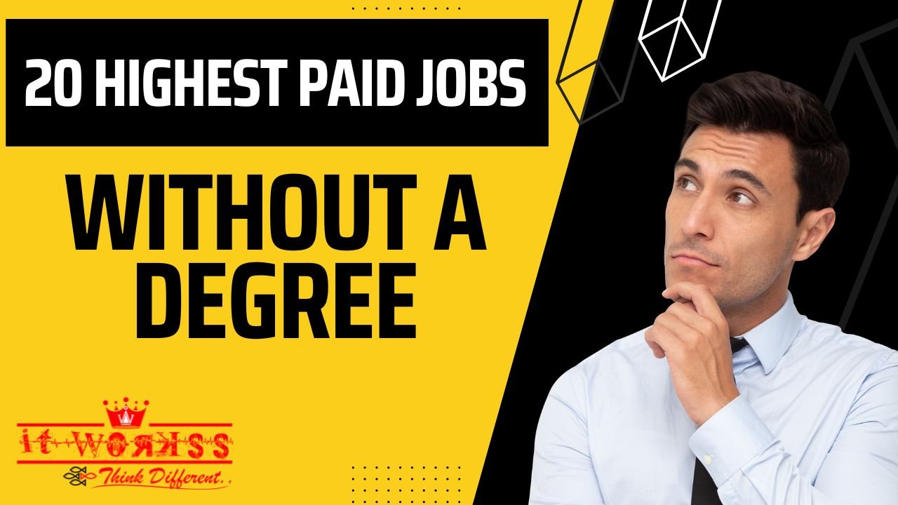 20 Highest Paid Jobs Without A Degree