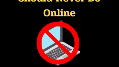 10 Things you should never do online