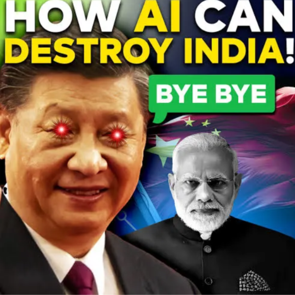 China can use AI to destroy INDIA
